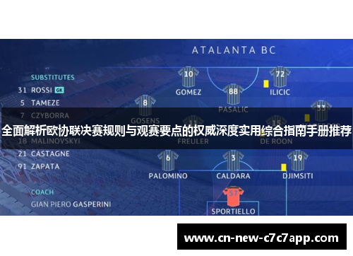 全面解析欧协联决赛规则与观赛要点的权威深度实用综合指南手册推荐 全面解析欧协联决赛规则与观赛要点的权威深度实用综合指南手册推荐