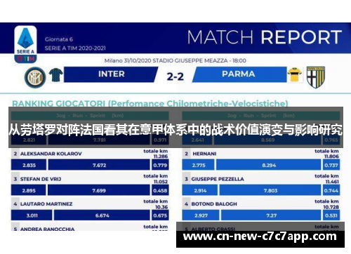 从劳塔罗对阵法国看其在意甲体系中的战术价值演变与影响研究 从劳塔罗对阵法国看其在意甲体系中的战术价值演变与影响研究